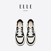 ELLE黑白熊猫鞋2023年新款单鞋女鞋子板鞋女款夏季透气运动小白鞋