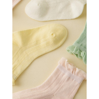 童泰四季1-3岁婴幼儿童宝宝用品配饰袜子婴童袜长筒袜单双装 绿色 1-3岁