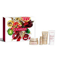 CLARINS 娇韵诗 靓肤滋养保湿日夜霜精华水护肤套装