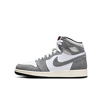 AIR JORDAN 正代系列 Air Jordan 1 OG High 大童篮球鞋 FD1437-051 黑/火焰红/白色/浅烟灰/帆白 36