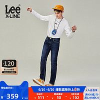 Lee XLINE23春夏新品726标准直脚深蓝色男牛仔裤LMB1007263QJ-069 深蓝色（31裤长） 31