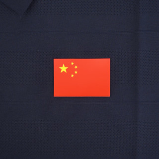 李宁（LI-NING）国旗运动服荣耀国旗短袖训练服国家队同款APLS231墨水蓝3XL