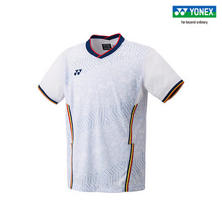 YONEX/尤尼克斯 10486CR/20682CR 国家队羽毛球服男女款运动T恤yy 浅黄色(男款) M