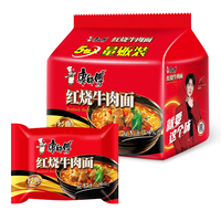 康师傅 红烧牛肉面 104g*5袋