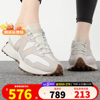 NEW BALANCE女鞋 2023夏季新款跑步健身训练运动鞋时尚潮流轻便休闲鞋子 WS327AN-B 35