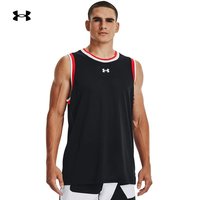 安德玛(UNDERARMOUR)春夏Baseline男子篮球运动背心1370238 黑色001 XL