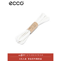 ECCO爱步鞋带 扁平款鞋带运动鞋带弹力款鞋带 9085543 白色100cm 均码