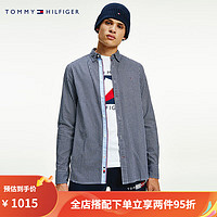 TOMMY HILFIGER 汤米·希尔费格 格纹修身长袖衬衫 20530