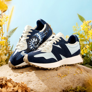 New Balance NB官方女运动休闲鞋WS327BZT 39 脚长25cm 墨水蓝/白色 WS327BEA
