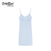 goldlion 金利来 莫代尔睡裙女性感吊带睡衣夏季薄款女士吊带裙带胸垫 风铃蓝 165(L)