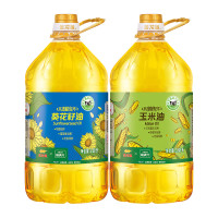 88VIP、会员专享：金龙鱼 阳光葵花籽油+玉米油3.68L*2桶健康食用油
