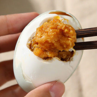 我老家流油黄心端午熟咸鸭蛋起沙爆油即食真空包装55-60g克单枚 6枚装