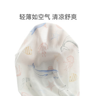 Miiow 猫人 儿童防蚊裤宝宝夏季薄款男童睡裤小童灯笼裤女童婴儿裤子 白色130