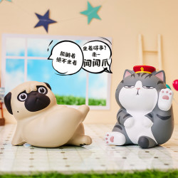 吾皇万睡 猫狗解压神器万岁减压摆件发泄捏捏乐公仔儿童玩具慢回弹