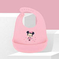 Disney 迪士尼 宝宝吃饭围兜防水免洗婴儿围嘴便携儿童吃饭兜硅胶幼儿防脏