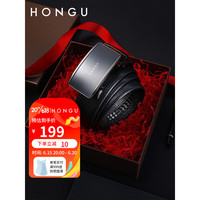 红谷（HONGU）皮带男2023新款商务休闲男士皮带自动扣百搭男士腰带父亲节礼物 漆黑 115