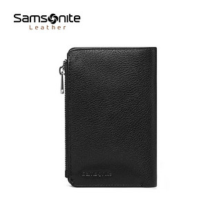 新秀丽（Samsonite）/钥匙包简约休闲多功能多卡位男士卡包 TX4 黑色