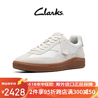 Clarks其乐艺动系列男鞋休闲复古新品潮流舒适休闲滑板鞋男 白色 261703017 43