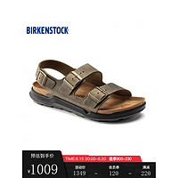 BIRKENSTOCK系踝凉鞋男款双扣凉鞋进口凉鞋Milano系列 绿色常规版1018427 39