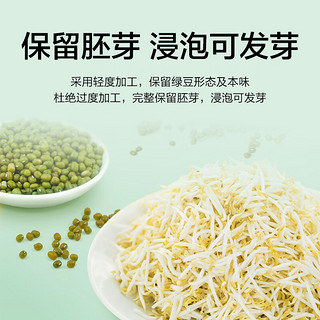 惠寻京东自有品牌 农家手工绿豆 鲜糯易出沙 自产小绿豆500g*3