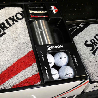 SRIXON史力胜高尔夫配件套装礼盒装 球tee 毛巾golf运动配件 球标 GGF-F4401（礼盒四）