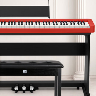 CASIO 卡西欧 EP-S130RD 电钢琴 88键重锤 红色 木架+官方标配