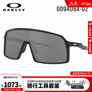 OAKLEY欧克利谱锐智镀膜眼镜运动太阳镜护目镜OO9406A SUTRO 02谱锐智黑色 尺寸37