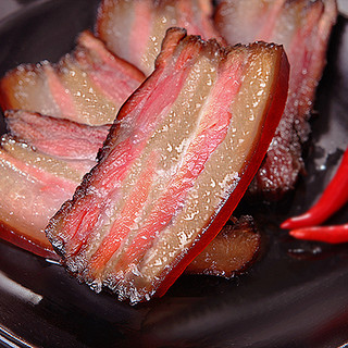 腊肉四川特产正宗农家自制烟熏老咸肉五花腊肉5斤装特色腊味腊肠 偏瘦后腿腊肉下单立省一百多！