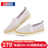 斯凯奇（Skechers）女鞋2023新款夏季网面透气健步鞋一脚蹬懒人鞋软底妈妈鞋休闲鞋子 LAV 35