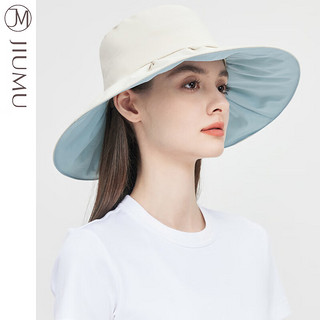 玖慕（JIUMU）遮阳帽渔夫帽女士夏季户外防紫外线太阳帽凉帽防晒帽子女 CW103