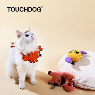 Touchdog 它它 宠物狗狗口水巾猫咪围兜猫围脖三角巾泰迪可爱脖子装饰品