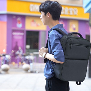 艾奔（ASPENSPORT）男士双肩包商务笔记本电脑包旅行包时尚简约背包大容量通勤防泼水 浅灰