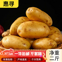 惠寻 京东自有品牌 山东黄心土豆净重1kg 新鲜土豆马铃薯 产地直发
