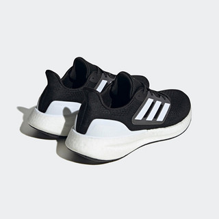 adidas阿迪达斯官方PUREBOOST 23 WIDE男女新款跑步鞋IF4839 黑色/白色 36(220mm)