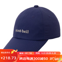 mont·bell棒球帽男女通用速干透气遮阳帽 1118773 NV M