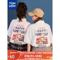 唐狮 TONLION夏季新款短袖T恤女Polo衫日系上衣 本白 S