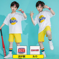 迪莎童话(D.S.TongHua) 儿童演出服中小学幼儿园男女童六一表演服运动套装拉拉队服套装 男款 140
