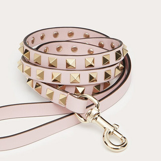 华伦天奴VALENTINO ROCKSTUD PET 宠物牵引绳 粉红色 均码