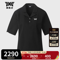 PXG高尔夫服装短袖女士夏季新款显瘦POLO衫golf户外女子透气速干T恤 PHMCW222321 XS