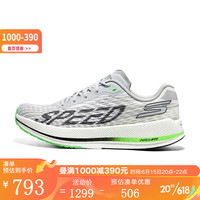 SKECHERS斯凯奇男鞋男士跑步鞋休闲运动鞋2023春夏新款GO RUN RAZOR4跑鞋 246075/WBK 39.5