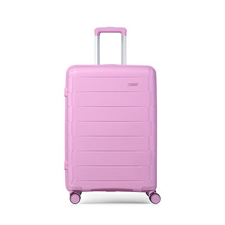 美旅箱包（AmericanTourister）拉杆箱20时尚行李箱28寸PP可扩展24万向轮登机INS风旅行箱NI8 粉色 20寸可登机可扩展