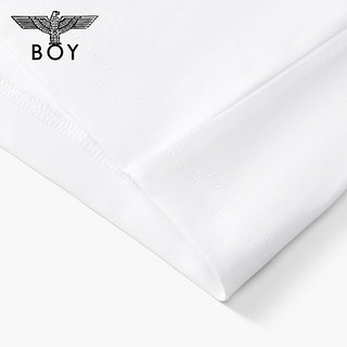 BOY LONDON 潮牌短袖男女同款23夏季白色LOGO设计简约宽松T恤N01904 白色 XS