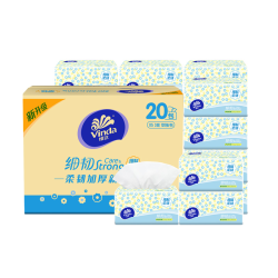 Vinda 维达 细韧系列 抽纸 3层*120抽*20包(195*120mm)