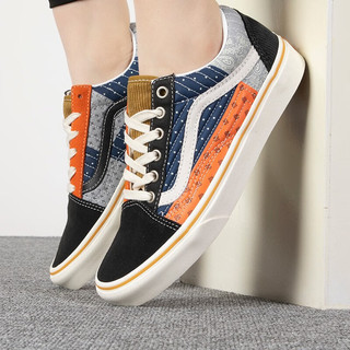 vans范斯男鞋女鞋帆布鞋 2023夏季新款运动鞋透气舒适休闲鞋情侣板鞋 VN0A7Q2JBCK 35/内长220cm