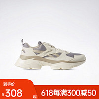 Reebok 锐步 秋季新款男女BRIDGE 3 DV8339轻便运动休闲老爹鞋 米黄色/灰色-DV8339 40.5