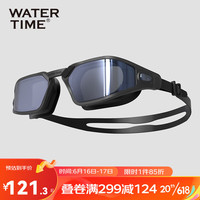 WATERTIME/水川 泳镜防水防雾高清大框男女游泳眼镜专业 巴黎夜色 近视250度