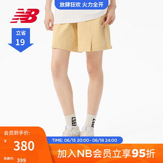 NEW BALANCE  NB官方23新款女款夏季运动休闲百搭舒适短裤 GO AWS32322 S