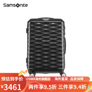 Samsonite 新秀丽 行李箱男女大容量拉杆箱万向轮登机箱旅行箱 DX4 深灰色 28寸