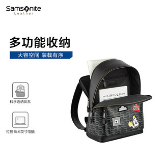 Samsonite 新秀丽 迪士尼合作款双肩包时尚潮流印花背包电脑包 NW1 黑色印花