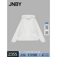 江南布衣（JNBY）JNBY/江南布衣23夏新品夹克宽松立领A型5N661628K 105/半漂白 XS